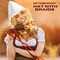 4E's Novelty Oktoberfest Hat with Braids for Women – White Bonnet with Blonde Braids and Red Ribbons – Oktoberfest Costume Accessory, German Festival Outfit and Dress Up Party Supplies